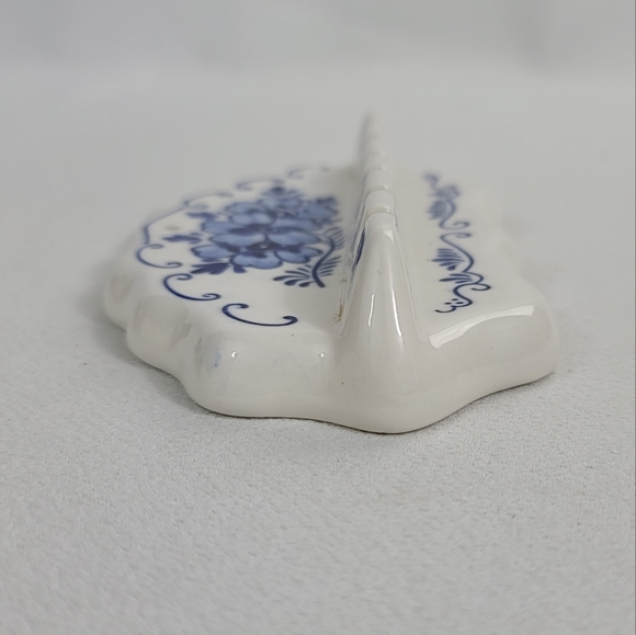 Delfts Blue Hand Painted Ceramic Spoon Holder - Picture 4 of 12